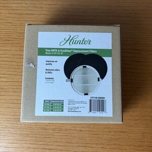 Hunter True HEPA & EcoSilver Replacement Filters, Model H-HF125-VP New Open Box